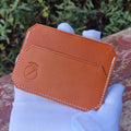 Leather 3-Pocket Cardholder – Light Tan Vachetta