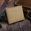 Leather Bifold Wallet – Light Tan Vachetta