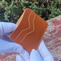 Leather 5-Pocket Cardholder – Light Tan Vachetta